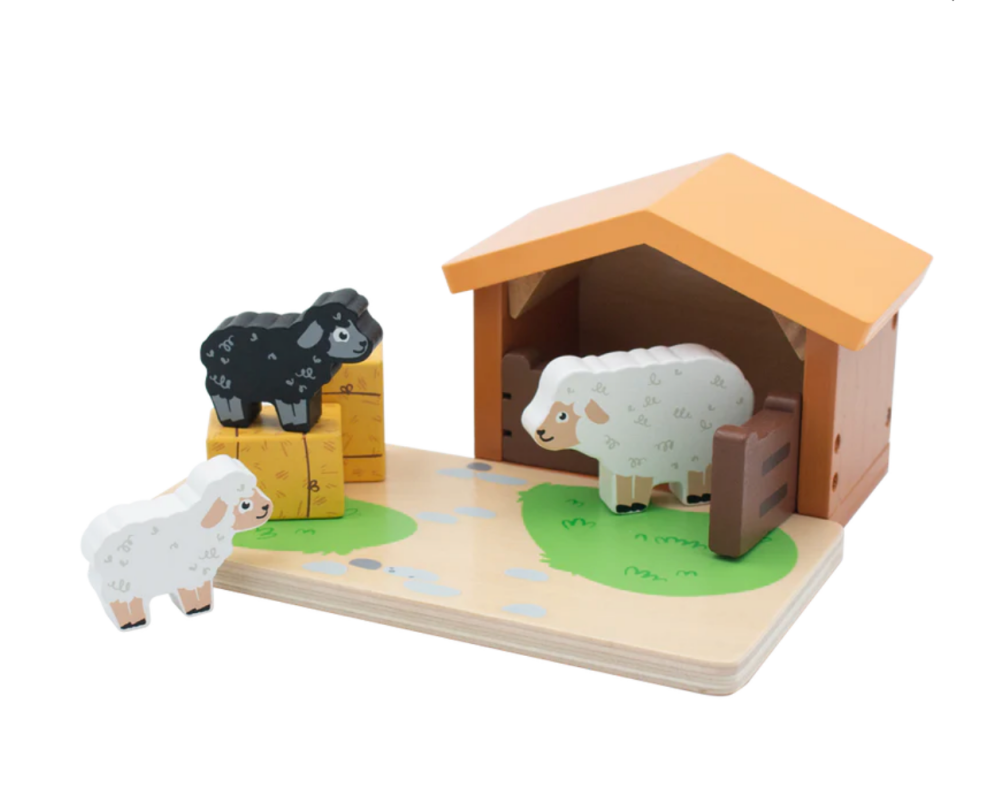 Wooden Lambing Shed Toy | Wooden Toy