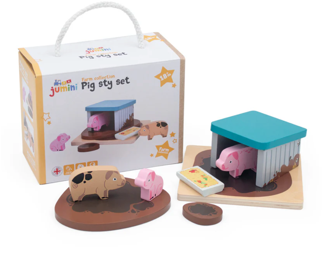 Wooden Pig Sty Toy | Wooden Toy