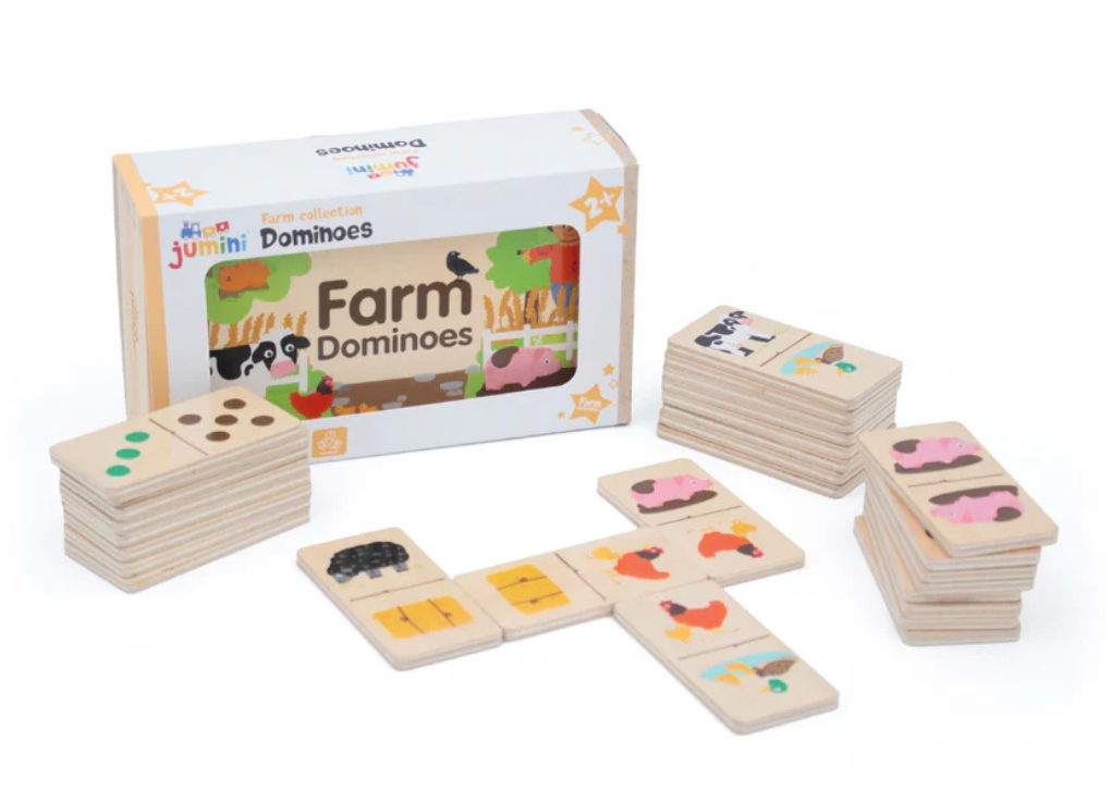 Wooden Farm Animal Dominoes | Wooden Toy