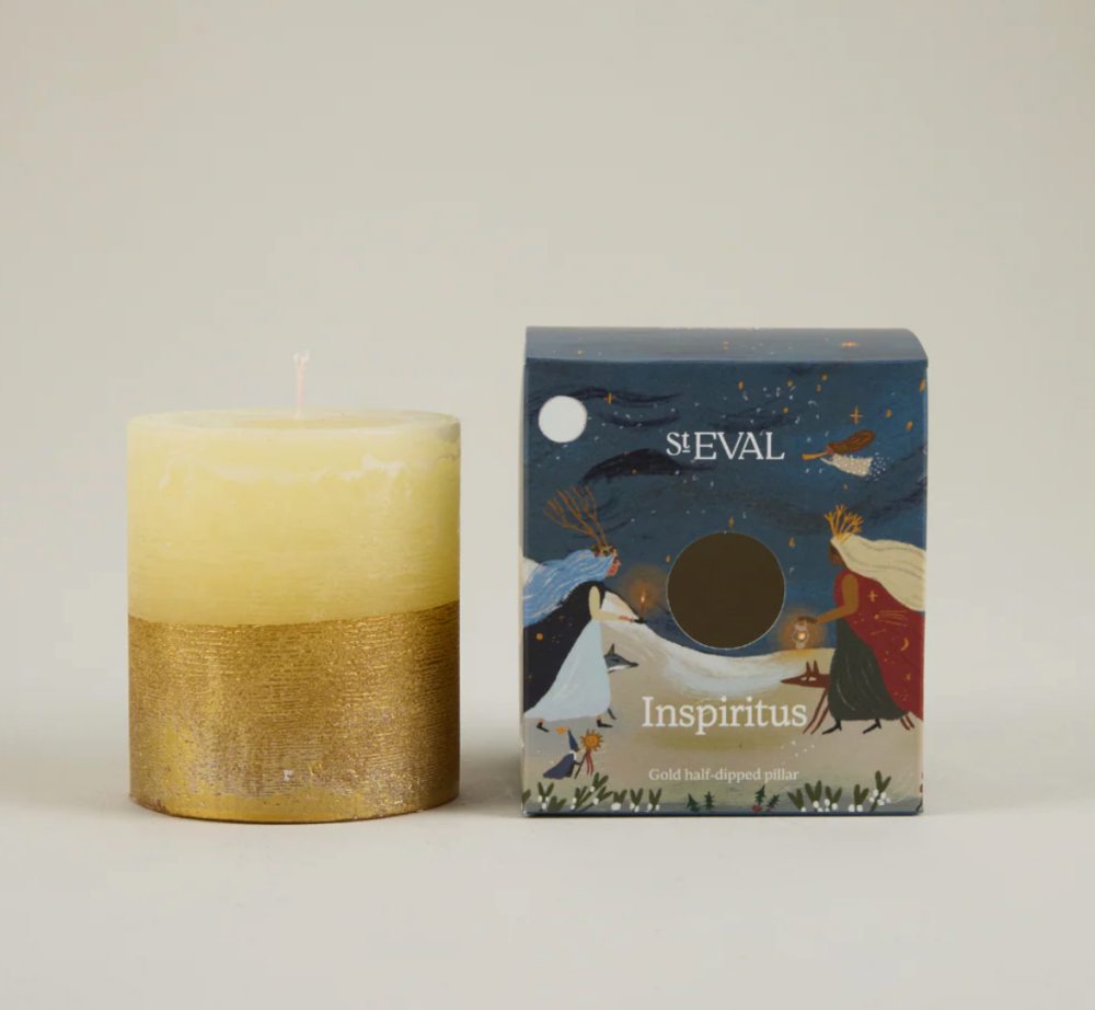 Inspiritus Half Dipped Pillar Candle | St Eval
