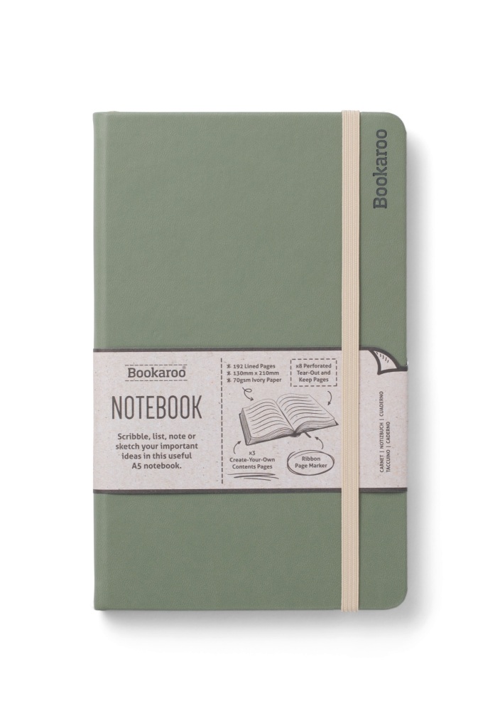Fern A5 Bookaroo Notepad