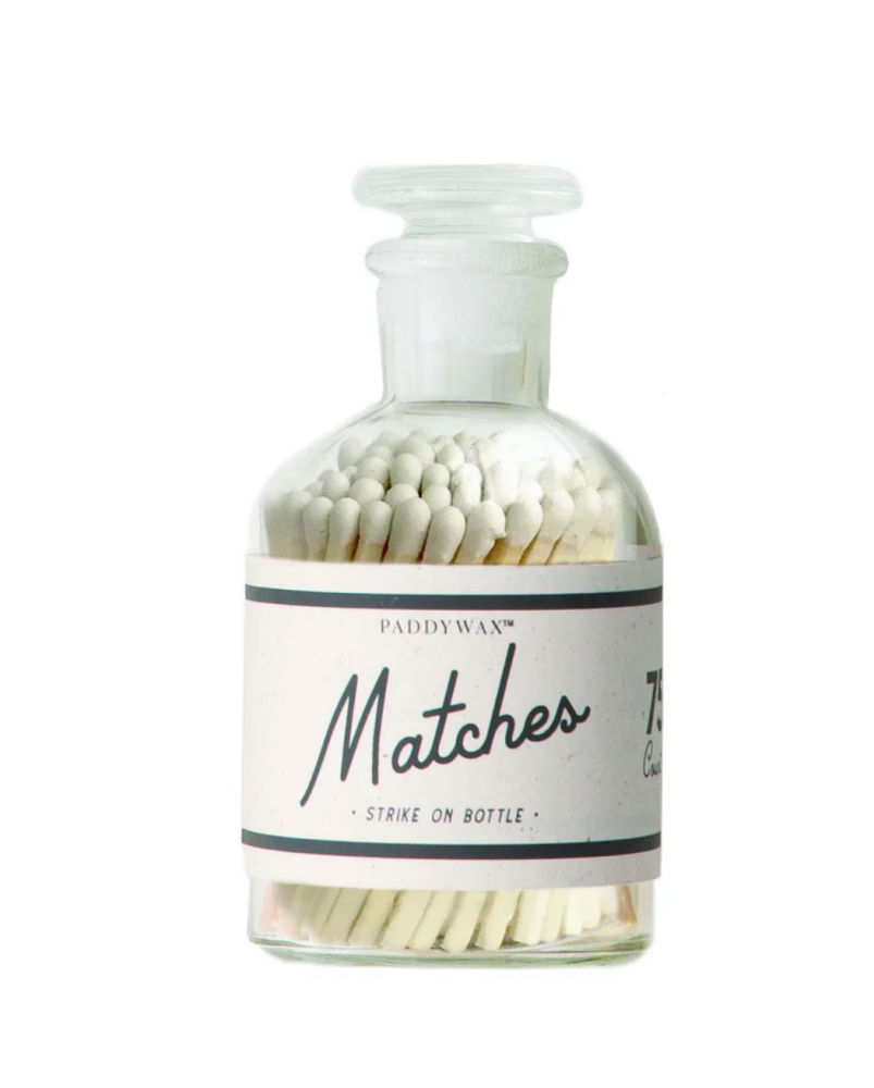 Candle Match Glass Bottle White | Paddywax