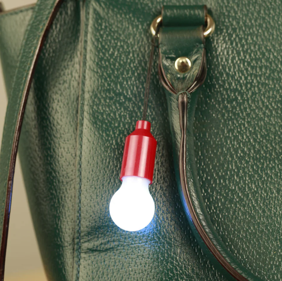 Light Bulb Keyring | Pull Light Keyring