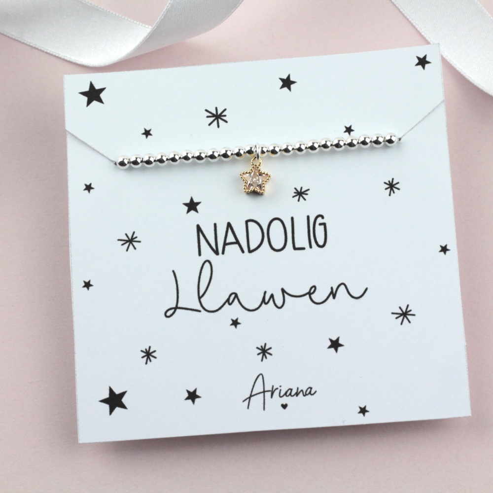 Nadolig Llawen Bracelet - Ariana Jewellery -  Various Choice
