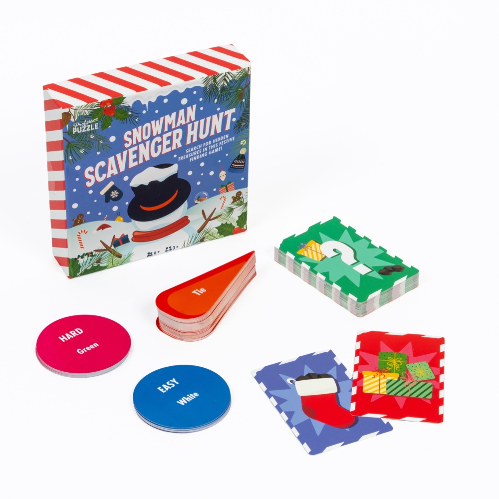 Snowman Scavenger Hunt Game