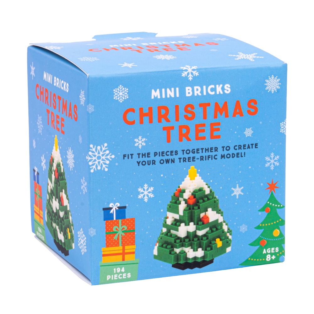 Festive Mini Bricks Puzzle | Christmas Tree or Gingerbread Man Lego Puzzle