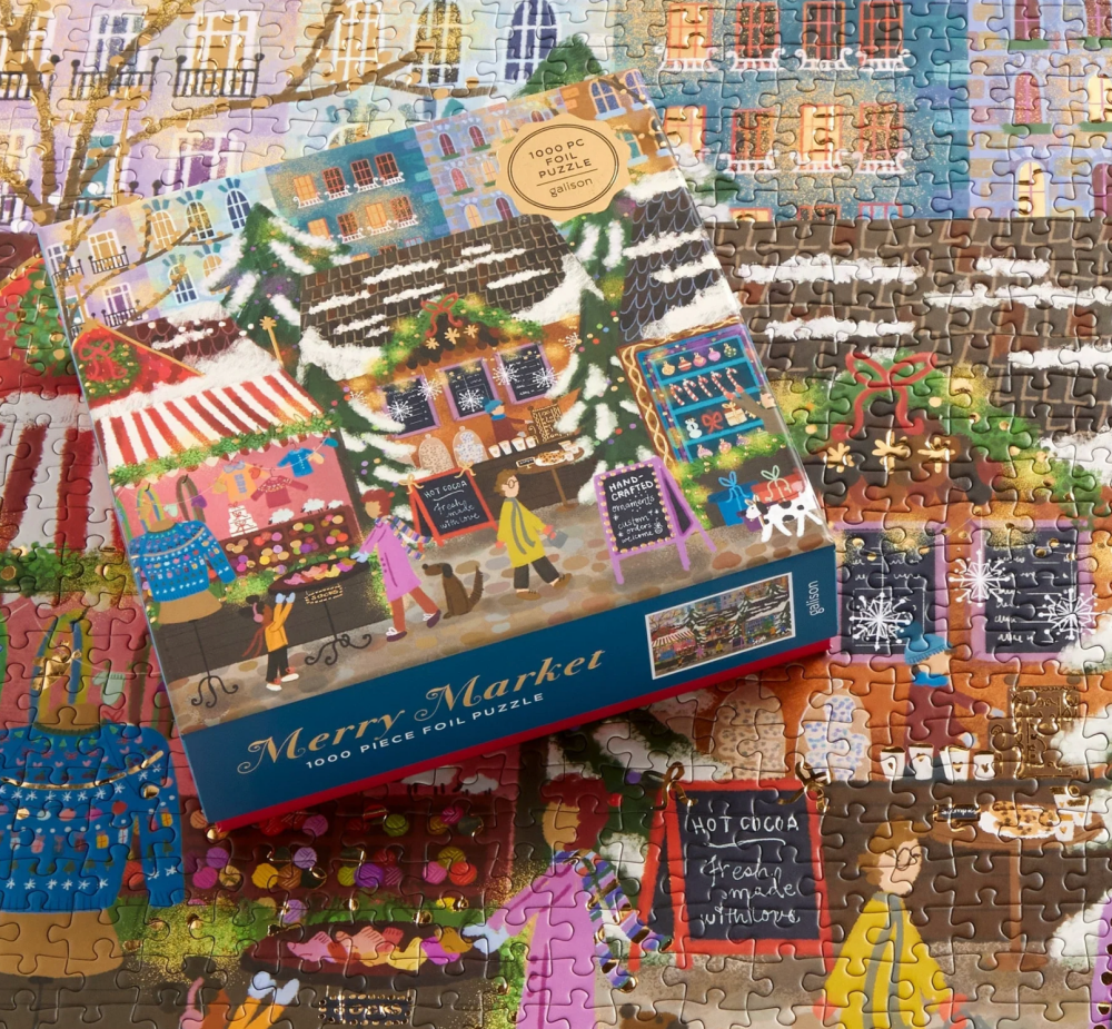 Merry Market 1000 Piece Jigsaw | Galison