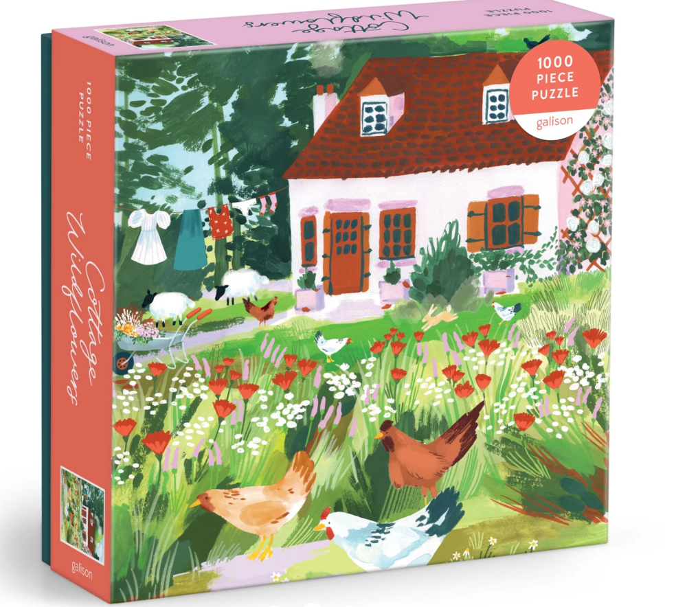 Cottage Wildflowers 1000 Piece Jigsaw | Galison