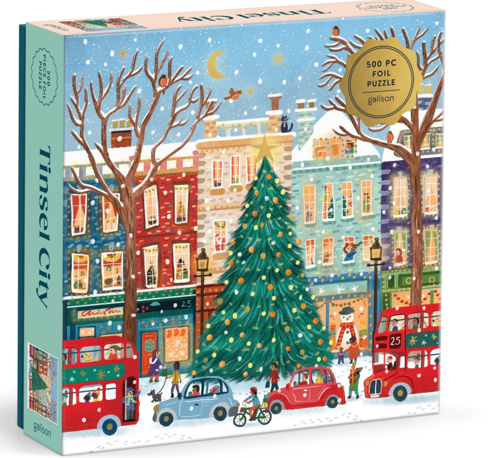 Tinsel City 500 Piece Jigsaw | Galison