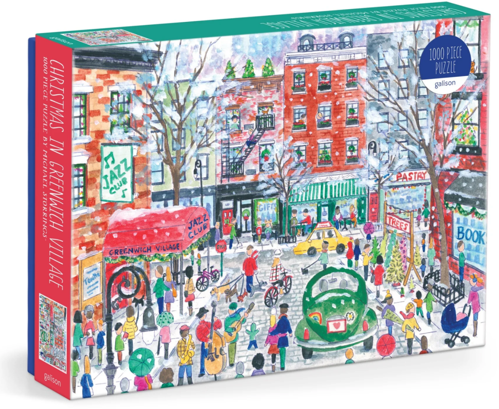 Christmas in Greenwich 1000 Piece Jigsaw | Galison