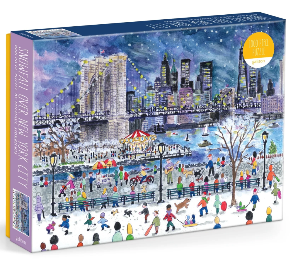 Snowfall Over New York 1000 Piece Jigsaw | Galison