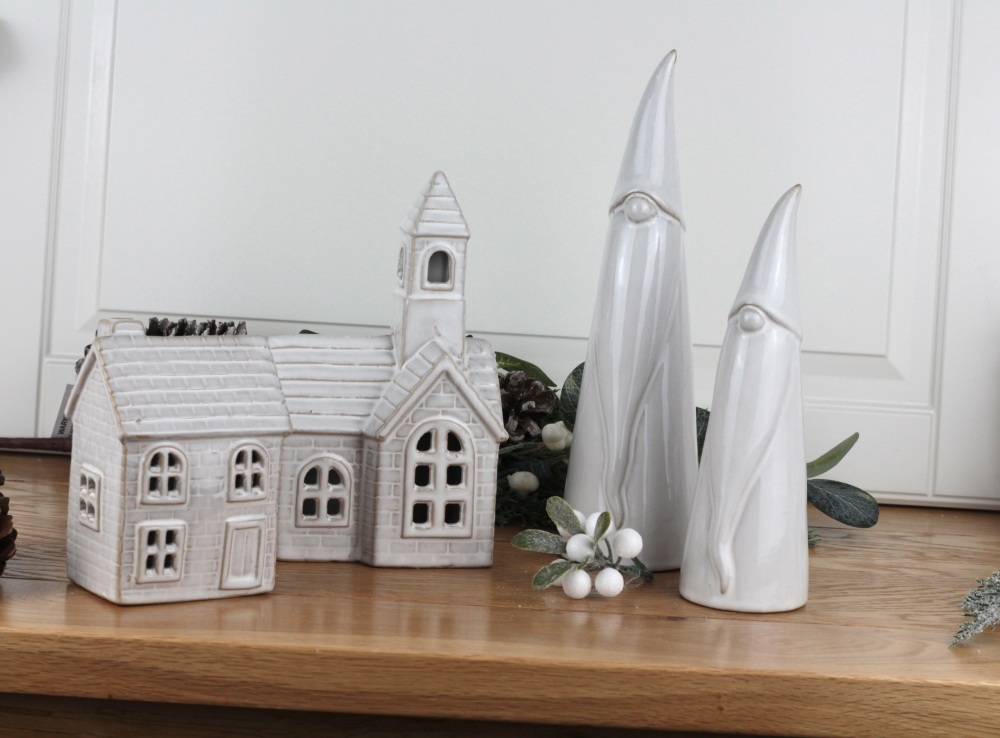 Rustic Ceramic Gonk Decoration | Various Size Choice