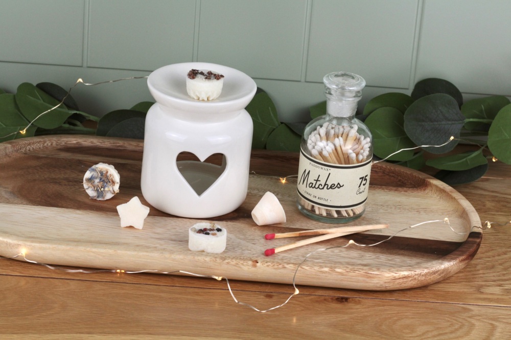 Ceramic Heart Wax or Oil Burner