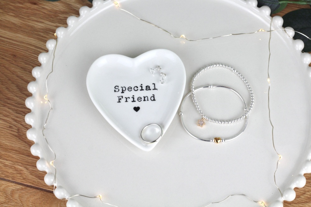 Special Friend Heart Ceramic Dish | Large