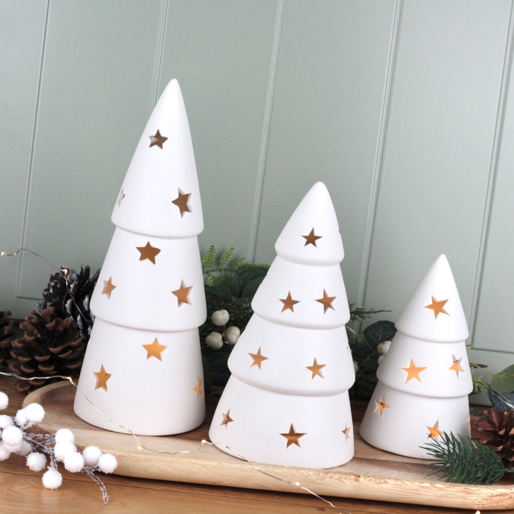 Ceramic LED Tree Decoration | Small