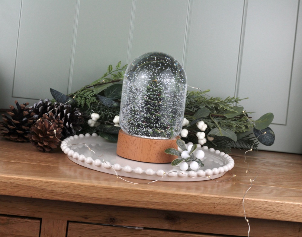 Christmas Tree Luxury Glass Snow Globe