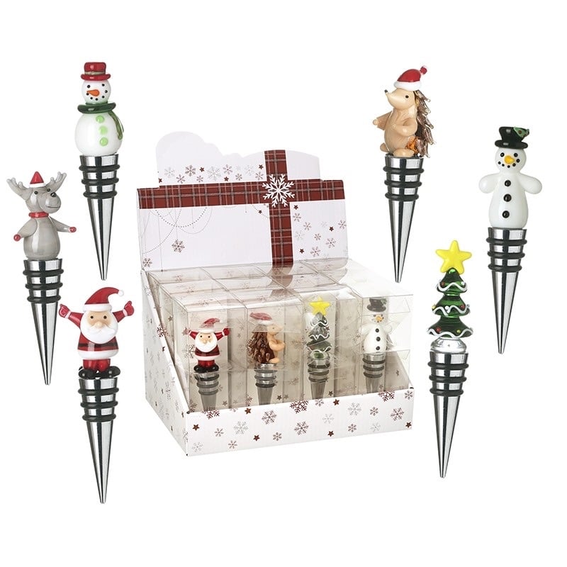 Christmas Novelty Bottle Stopper