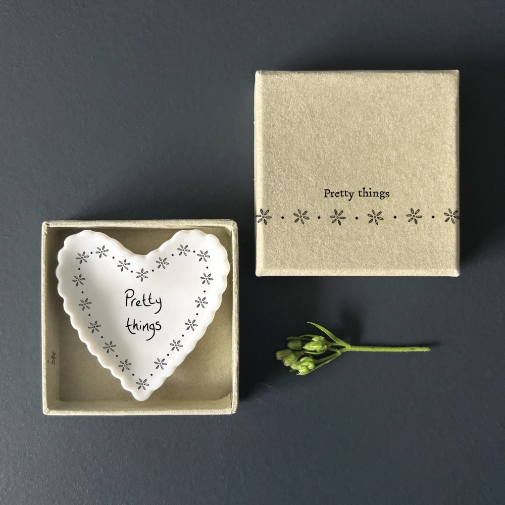 Pretty Things Scalloped Porcelain Trinket Dish | East of India