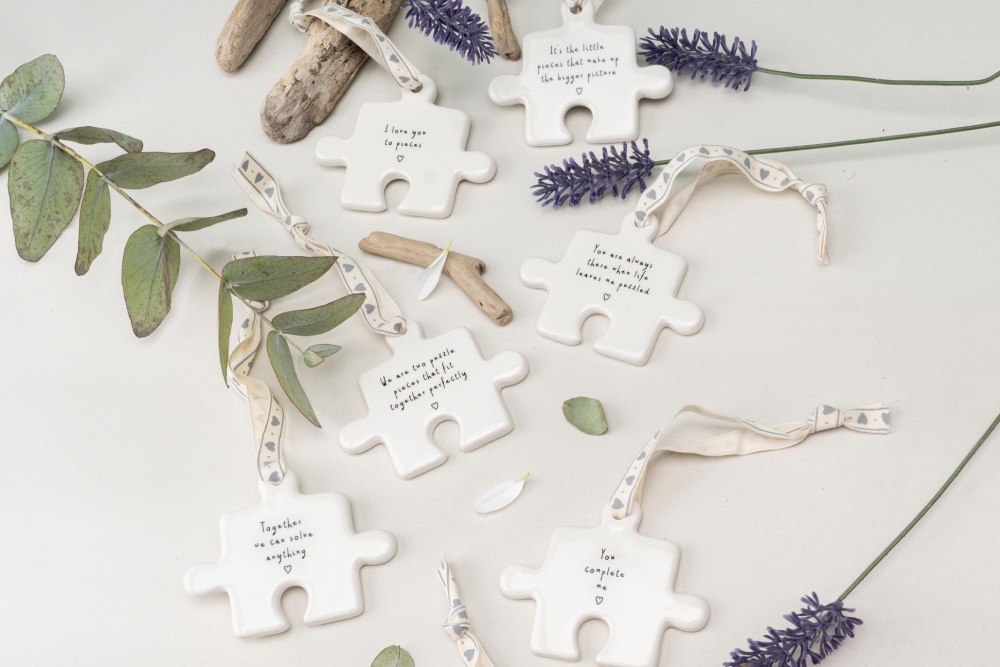 You are my Missing Puzzle Piece Ceramic Puzzle Decoration