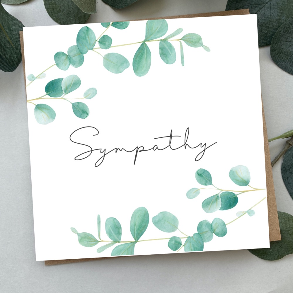 Sympathy Card | Eucalyptus Design