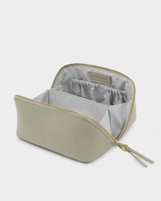 Soho Medium Makeup/Wash Bag in Green Mist | Katie Loxton