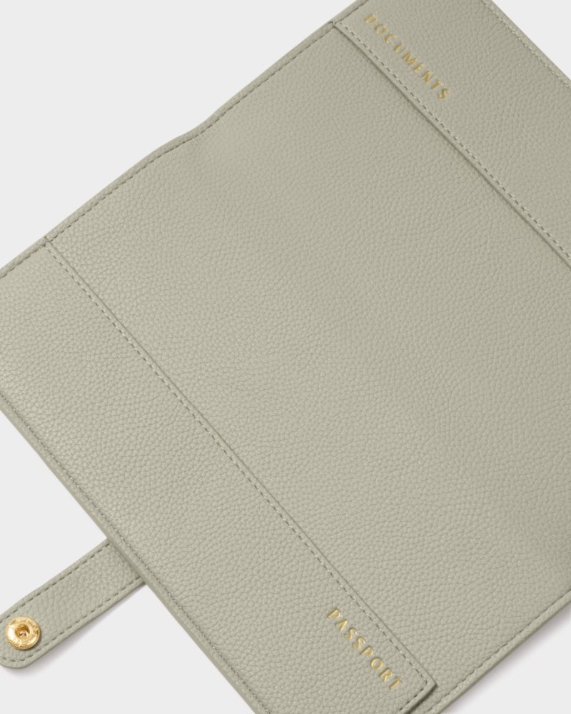 Travel Wallet in Green Mist | Katie Loxton
