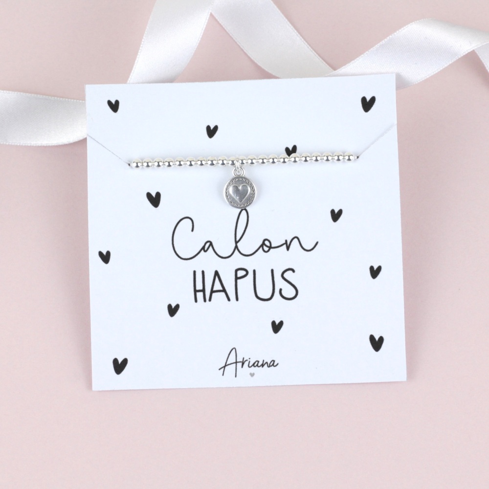 Breichled Calon Hapus | Calon Hapus Bracelet by Ariana Jewellery | Various Choice