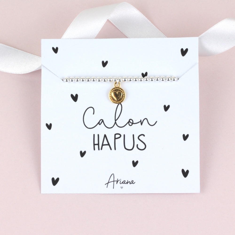 Breichled Calon Hapus | Calon Hapus Bracelet by Ariana Jewellery | Various Choice