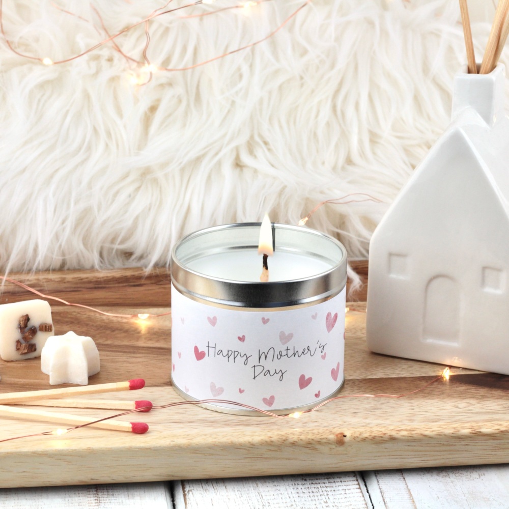 Happy Mother's Day Candle | Dotty Hearts Design
