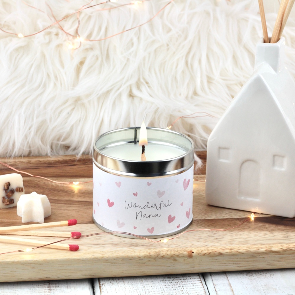 Wonderful Nana Tin Candle | Dotty Hearts Design