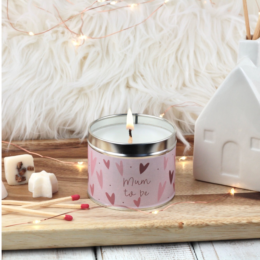 Mum to be Tin Candle | Bold Hearts Design