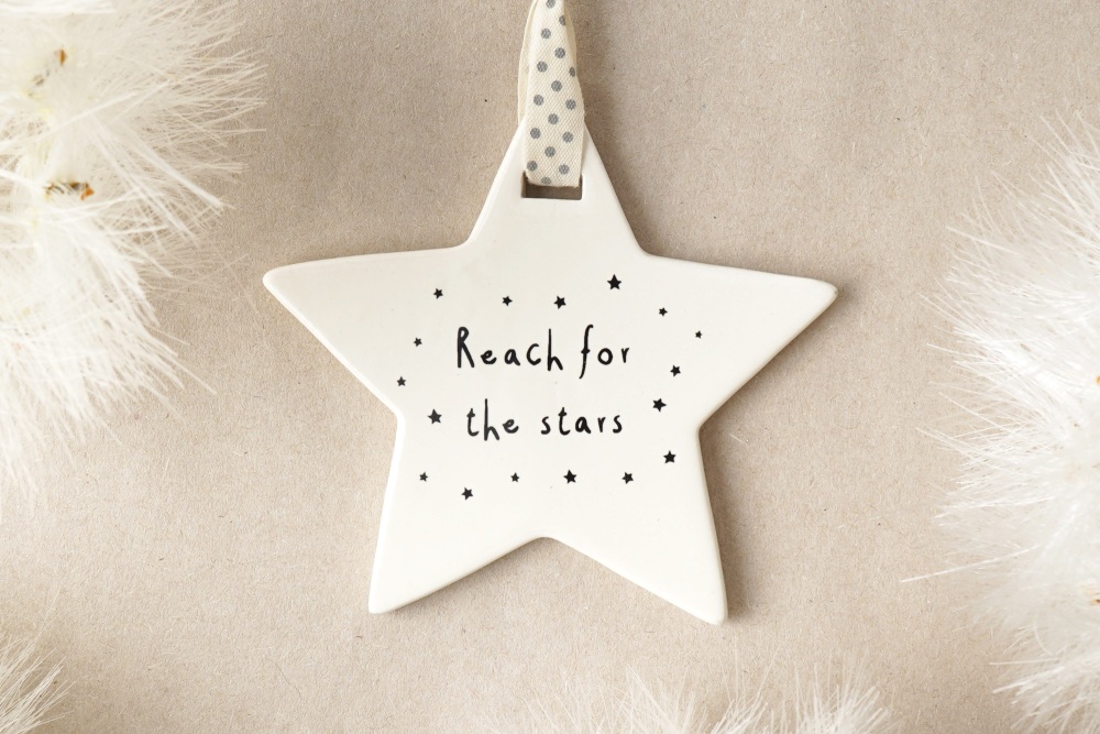 Reach for the stars Ceramic Decoration