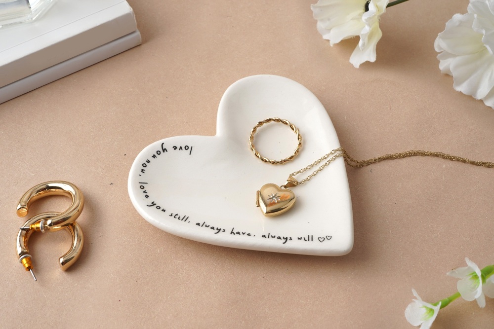 Love You Ceramic Trinket Dish