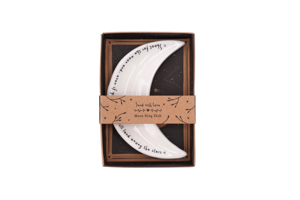 Shoot for the Moon Ceramic Dish