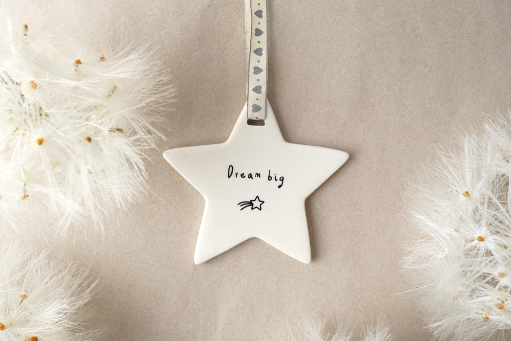 Dream Big Ceramic Decoration