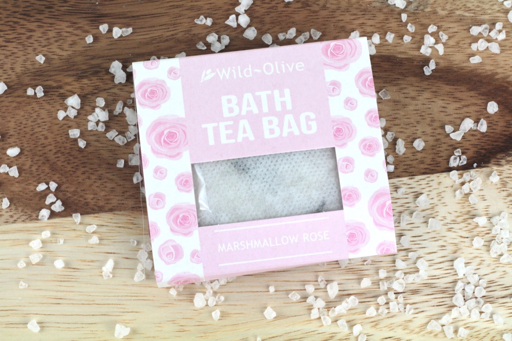 Marshmallow Rose Bath Salt Tea Bag | Wild Olive