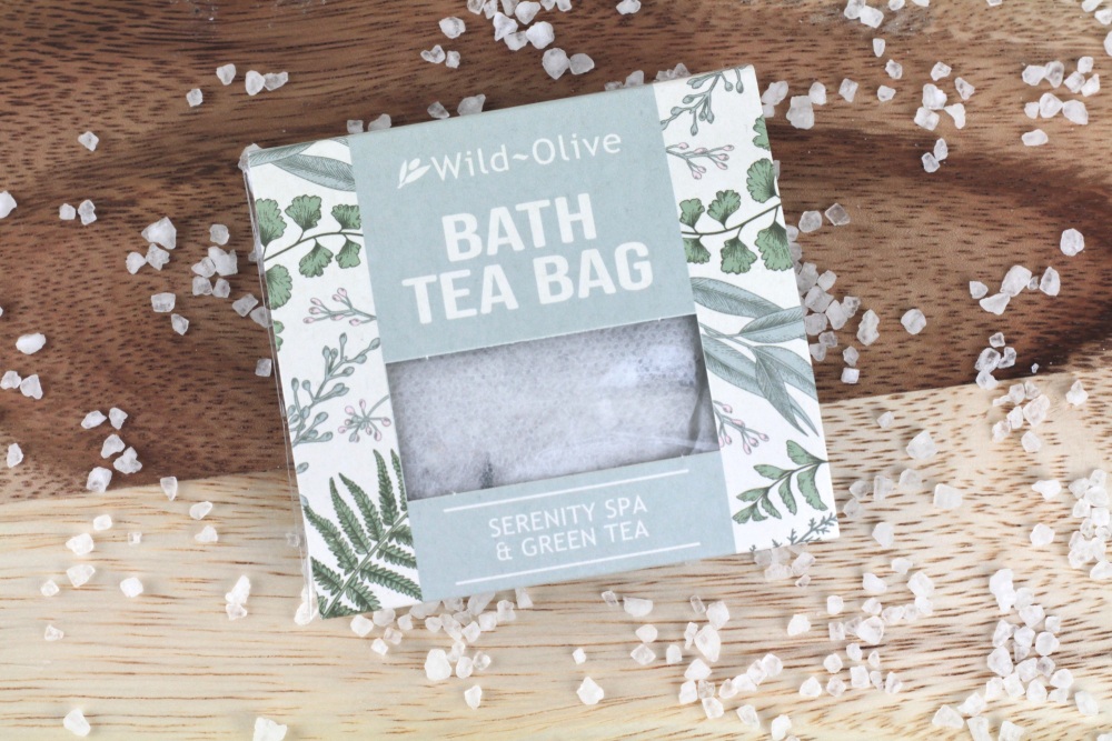 Serenity Spa Bath Salt Tea Bag | Wild Olive