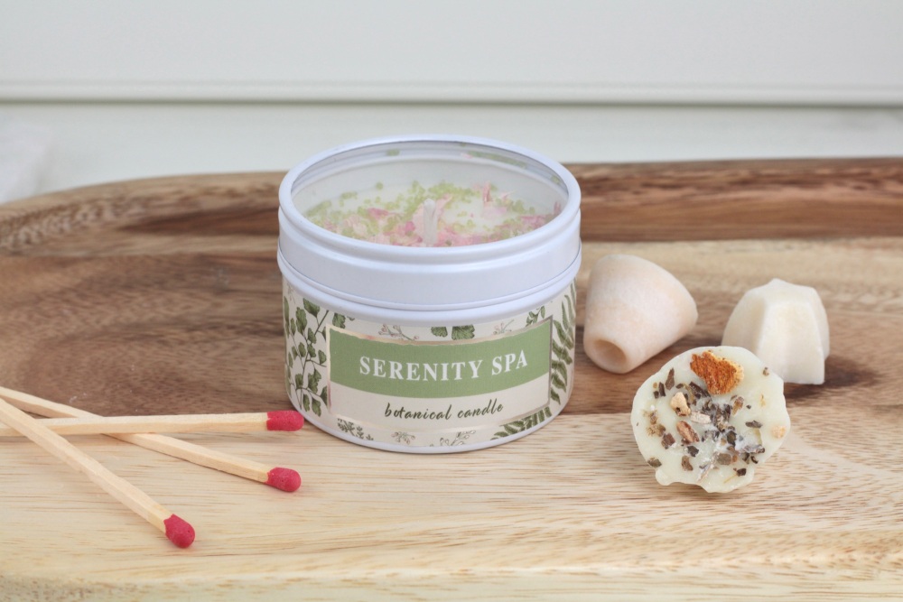 Serenity Spa Natural Soy Wax Candle | Wild Olive