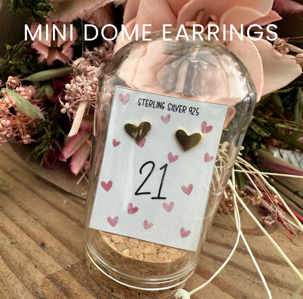 3 | Mini Dome Earrings - Large Gift Box
