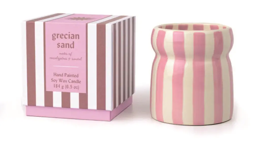 Greician Sand Ceramic Cabana Candle | Paddywax