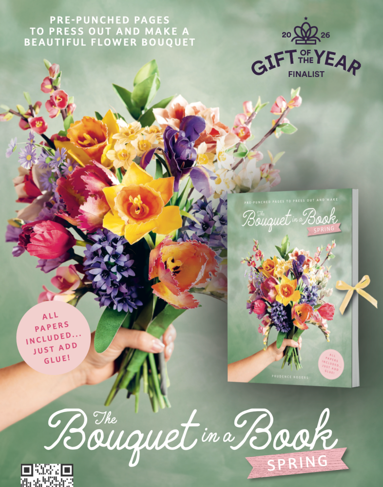 Bouquet in a Book Spring | DIY Flower Bouquet Crafting Book