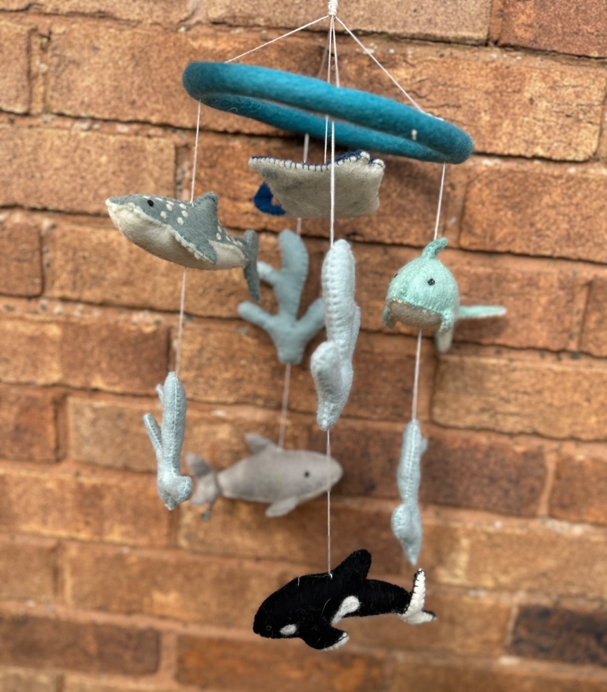 Sea Animals Mobile | Baby Mobile Decoration with Sea Life Animals