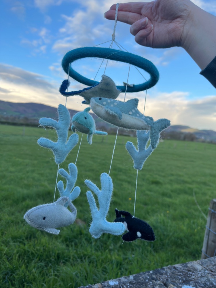 Sea Animals Mobile | Baby Mobile Decoration with Sea Life Animals
