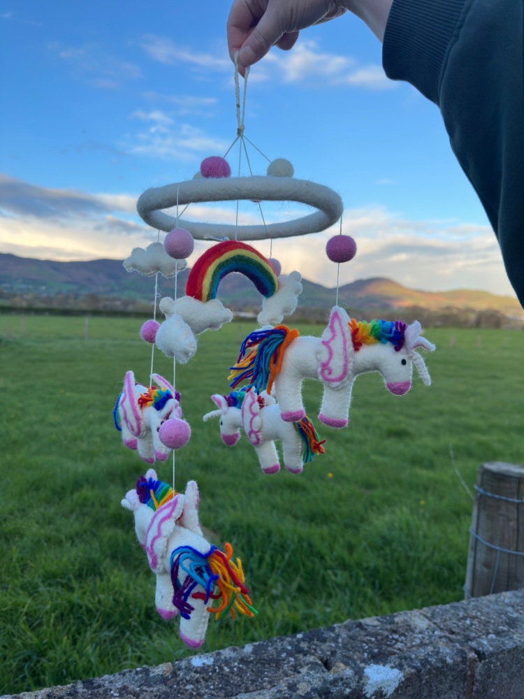 Unicorn Mobile | Baby Mobile Decoration with Unicorn