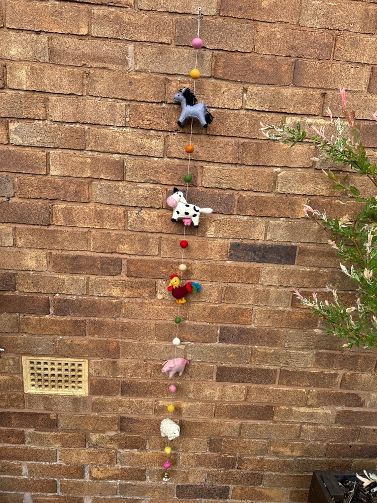 Farm Animals String Decoration | Bunting String Farm Decoration