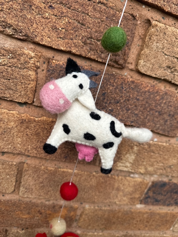 Farm Animals String Decoration | Bunting String Farm Decoration