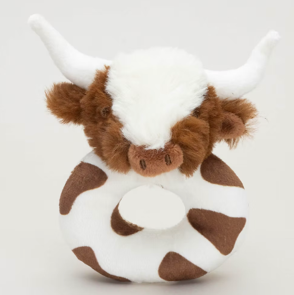 Texas Longhorn Cow Baby Rattle | Jomanda