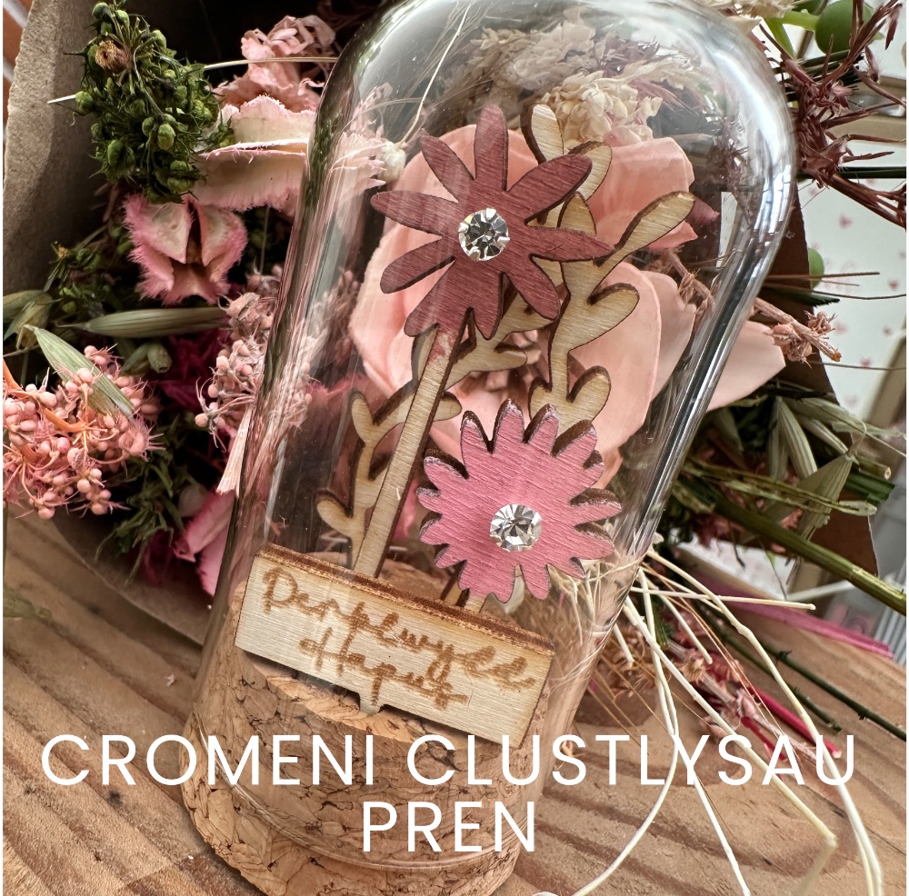 Cromeni Clustlysau Pren