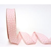  Bias Binding Pastel Pink Ditsy Floral 1"/25mm width