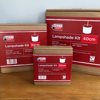 Lampshade Making Kits Quality Fabric, 15 Cm Drum Lampshade Making Kit